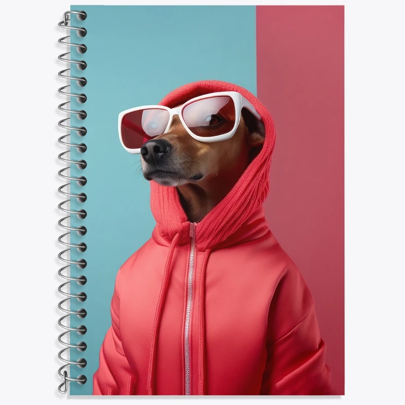 دفتر لغت 50 برگ خندالو طرح سگ بامزه کد F3016