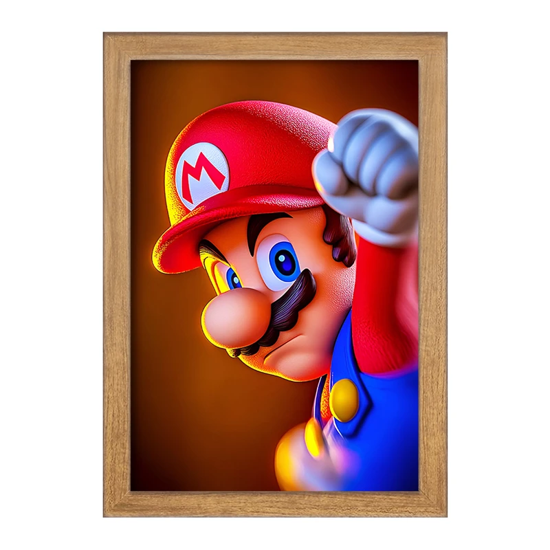 تابلو خندالو طرح سوپر ماریو (Super Mario) کد F13698