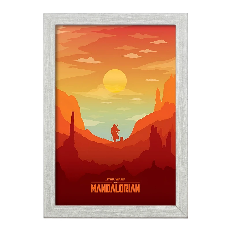 تابلو خندالو طرح مندلورین (The Mandalorian) کد F13750