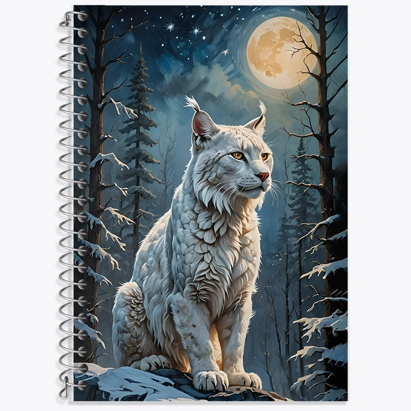 دفتر نت موسیقی 50 برگ خندالو طرح گربه ی وحشی کد F9303