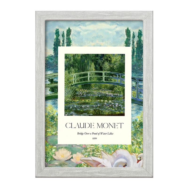 تابلو خندالو طرح کلود مونه (Claude Monet) کد F10716