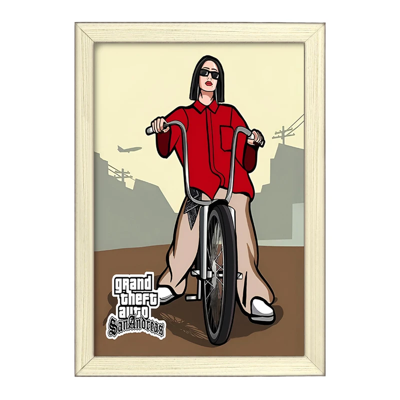 تابلو خندالو طرح جی تی ای (GTA) کد F13534