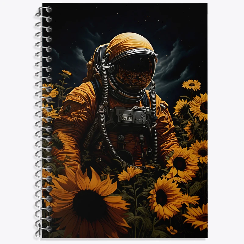 دفتر نت موسیقی 50 برگ خندالو طرح فضانورد کد F4304