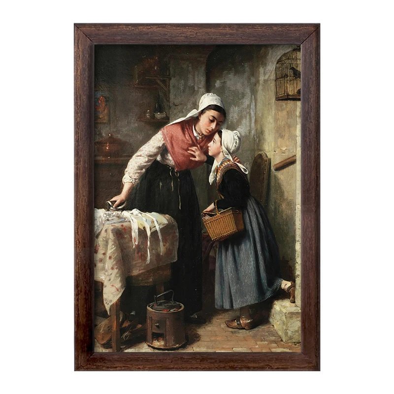 تابلو خندالو طرح نقاشی ماموریت اثر پیر ژان ادموند کستان کد F12368