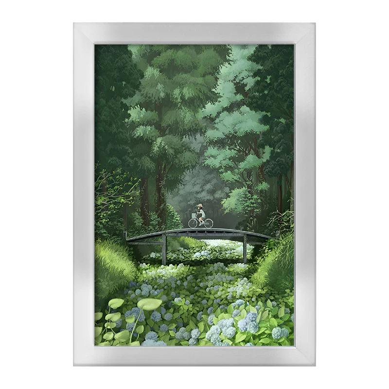 تابلو خندالو طرح جنگل کد F3649