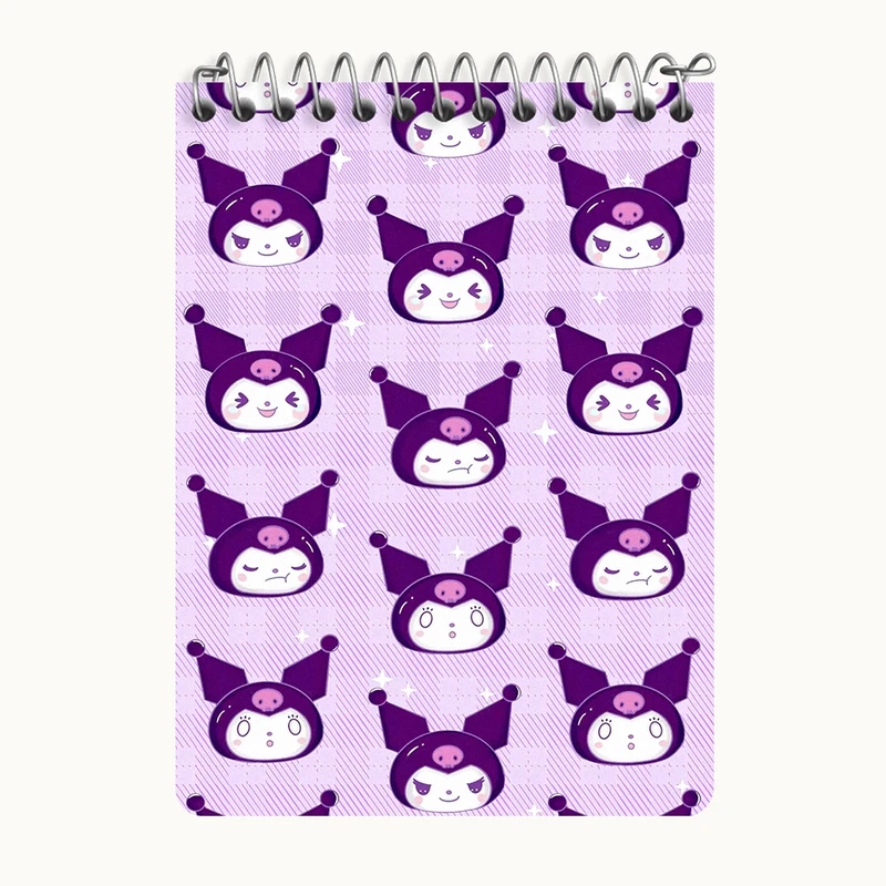 دفتر یادداشت 50 برگ خندالو طرح کرومی (Kuromi) کد N9055