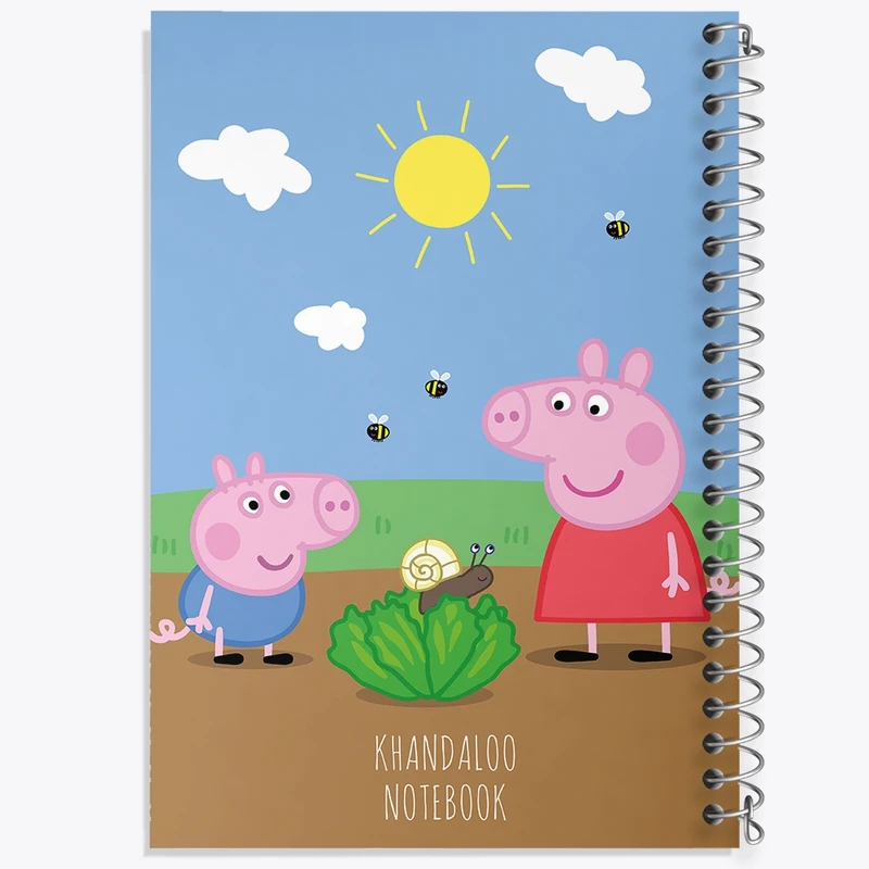 دفتر طراحی 50 برگ خندالو طرح انیمیشن پپا پیگ (Peppa Pig) کد N9272