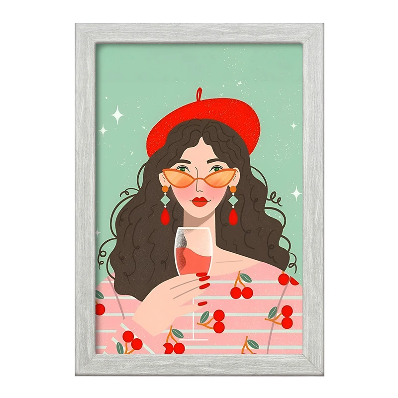 تابلو خندالو طرح دخترانه کد F3715