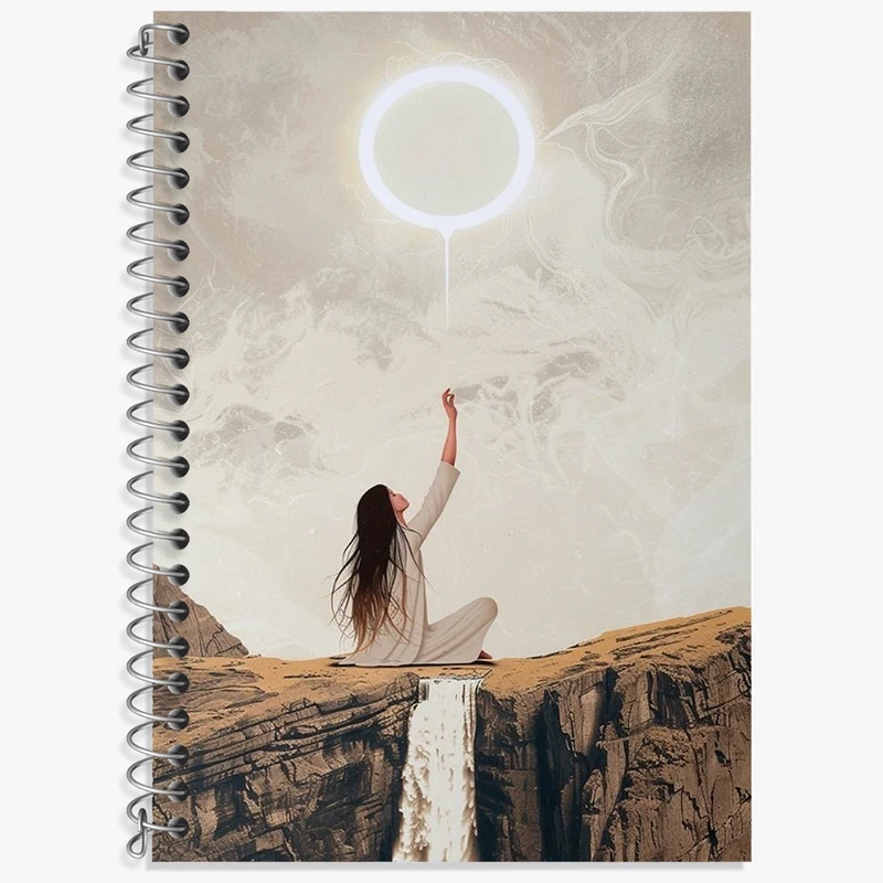 دفتر زبان 50 برگ خندالو مدل سه خط طرح دخترانه کد N6880