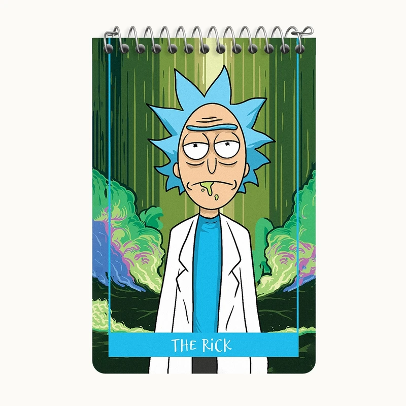 دفتر یادداشت 50 برگ خندالو طرح ریک (Rick) کد F957