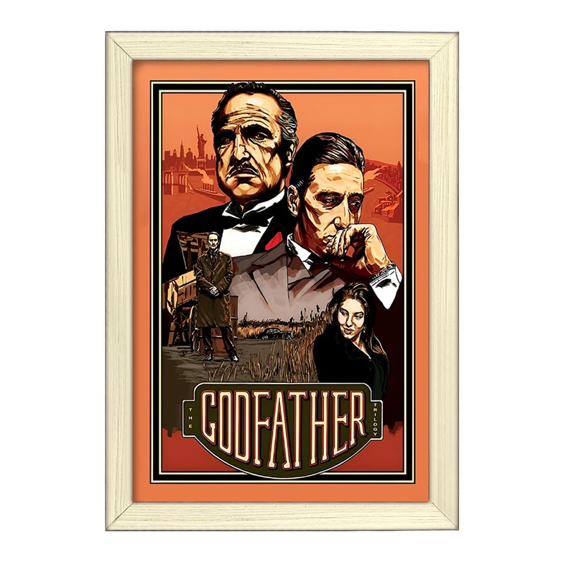 تابلو خندالو طرح پدر خوانده (The Godfather) کد F13562