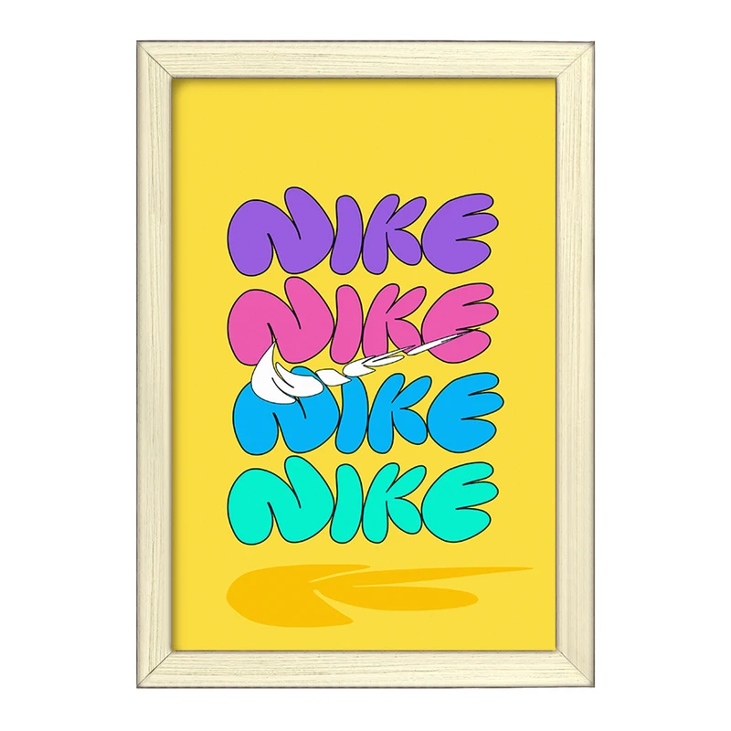 تابلو خندالو طرح نایک (Nike) کد F9730