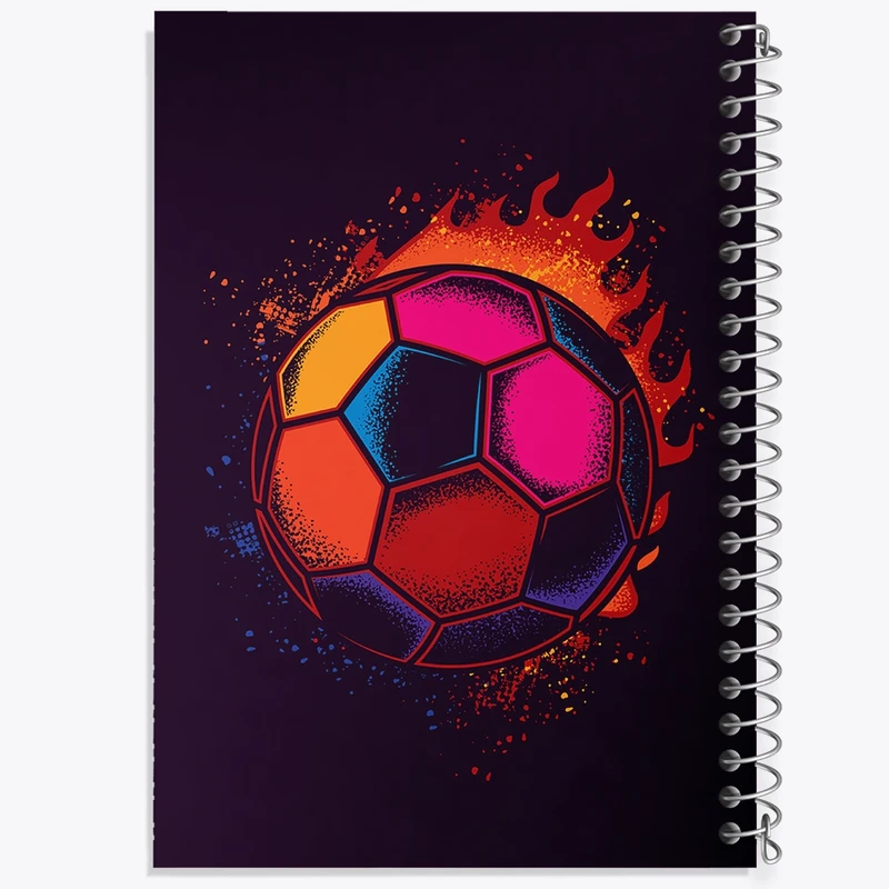 دفتر طراحی 50 برگ خندالو طرح فوتبال Football کد 25940