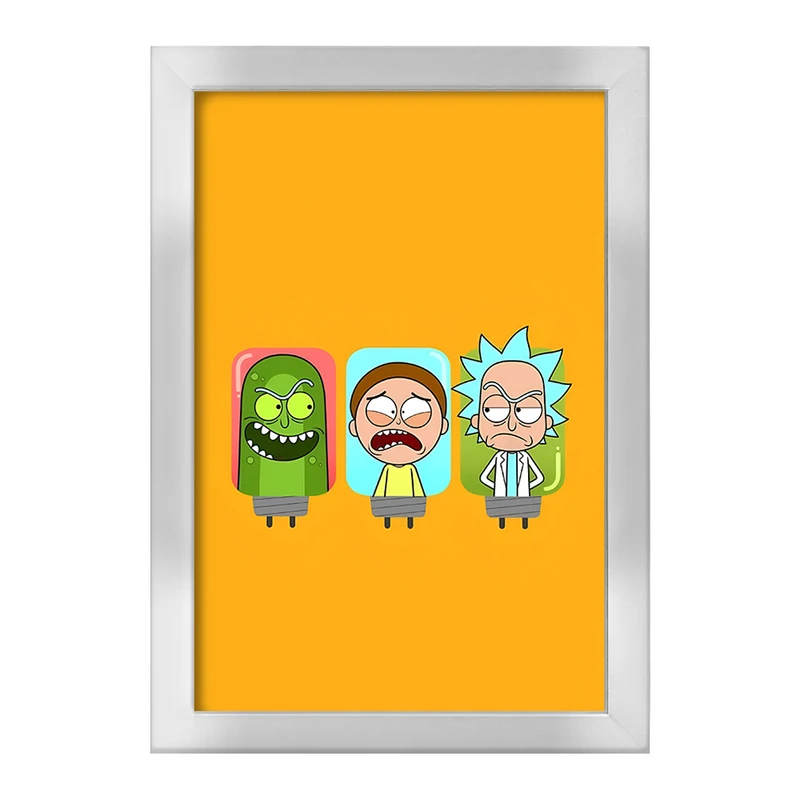 تابلو خندالو طرح ریک و مورتی (Rick and Morty) کد F4012