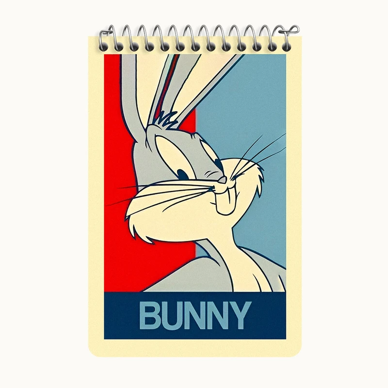 دفتر یادداشت 50 برگ خندالو طرح باگز بانی (Bunny) کد F6468