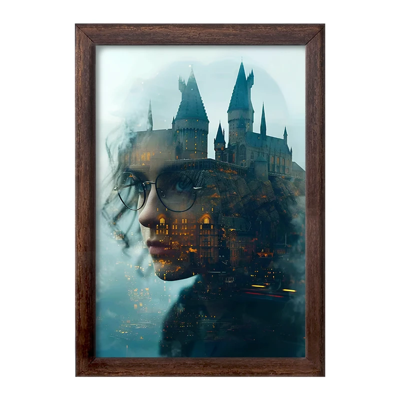 تابلو خندالو طرح هرماینی هری پاتر (Harry Potter) کد F14190