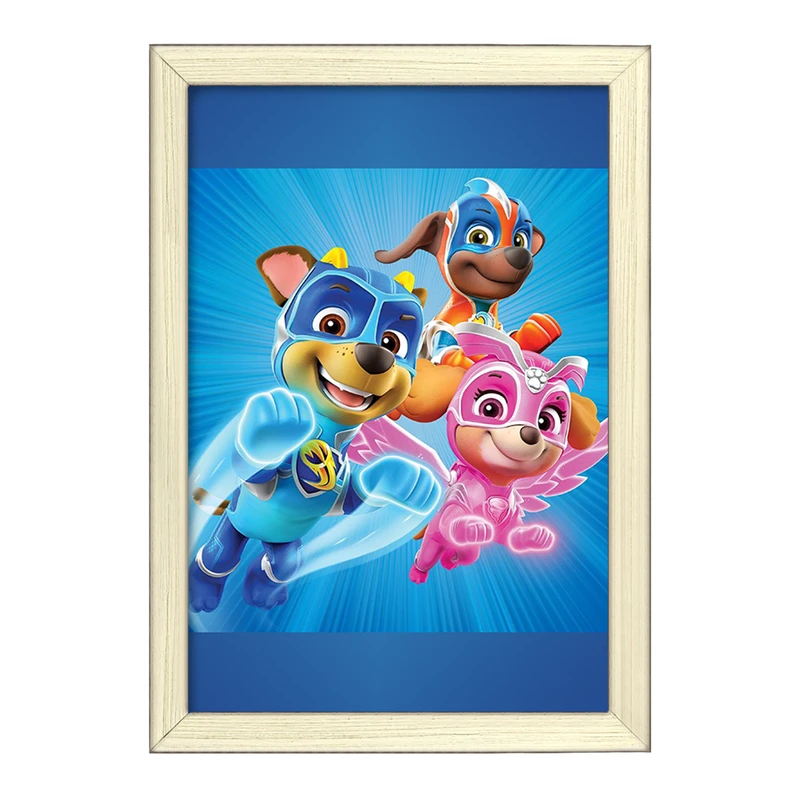 تابلو خندالو طرح چیس و اسکای و زوما سگ های نگهبان Paw Patrol  کد 12584