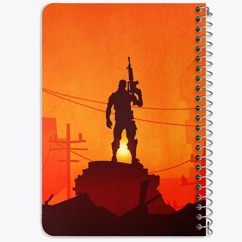 دفتر یادداشت 50 برگ خندالو طرح بازی فورتنایت Fortnite کد 26287