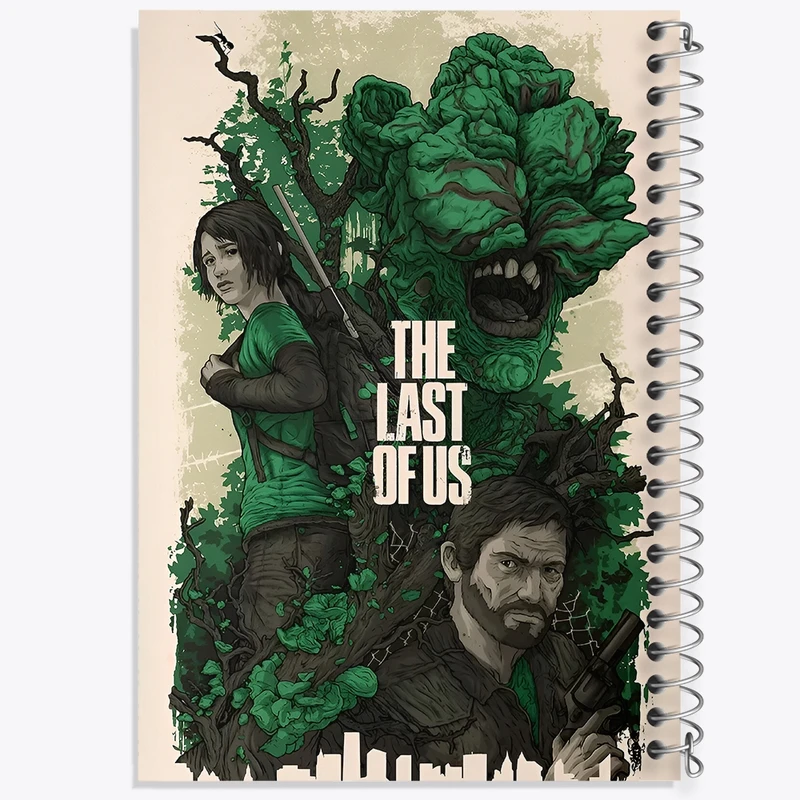 دفتر طراحی 50 برگ خندالو طرح (The Last Of Us) آخرین بازمانده از ما کد N9302