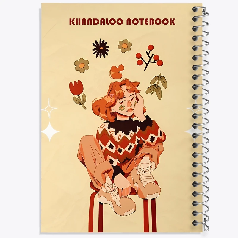 دفتر لیست خرید 50 برگ خندالو طرح دخترانه کد N6277