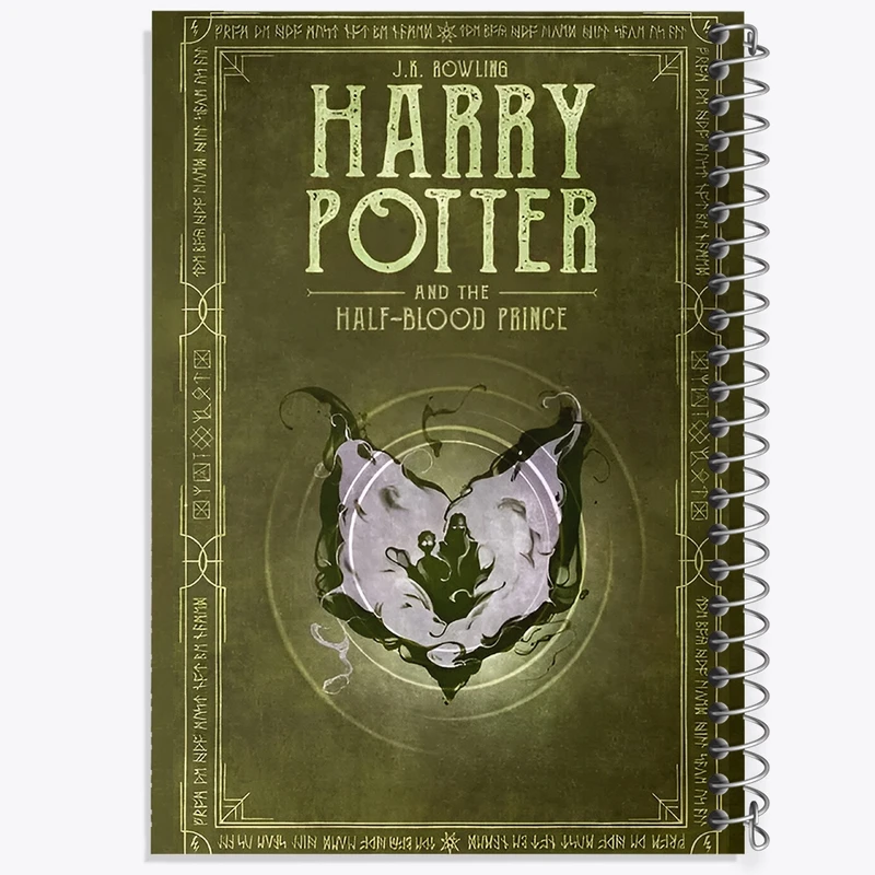دفتر ژورنال نویسی 50 برگ خندالو مدل نقطه ای طرح هری پاتر (Harry Potter) کد F13719