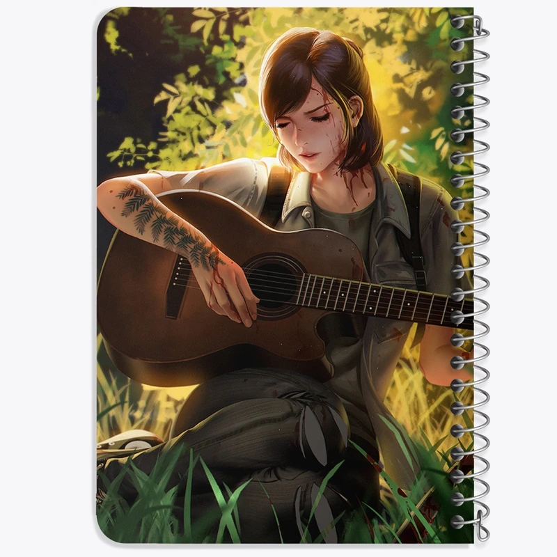 دفتر یادداشت 50 برگ خندالو طرح بازی آخرین بازمانده از ما (The Last Of Us) کد 31708