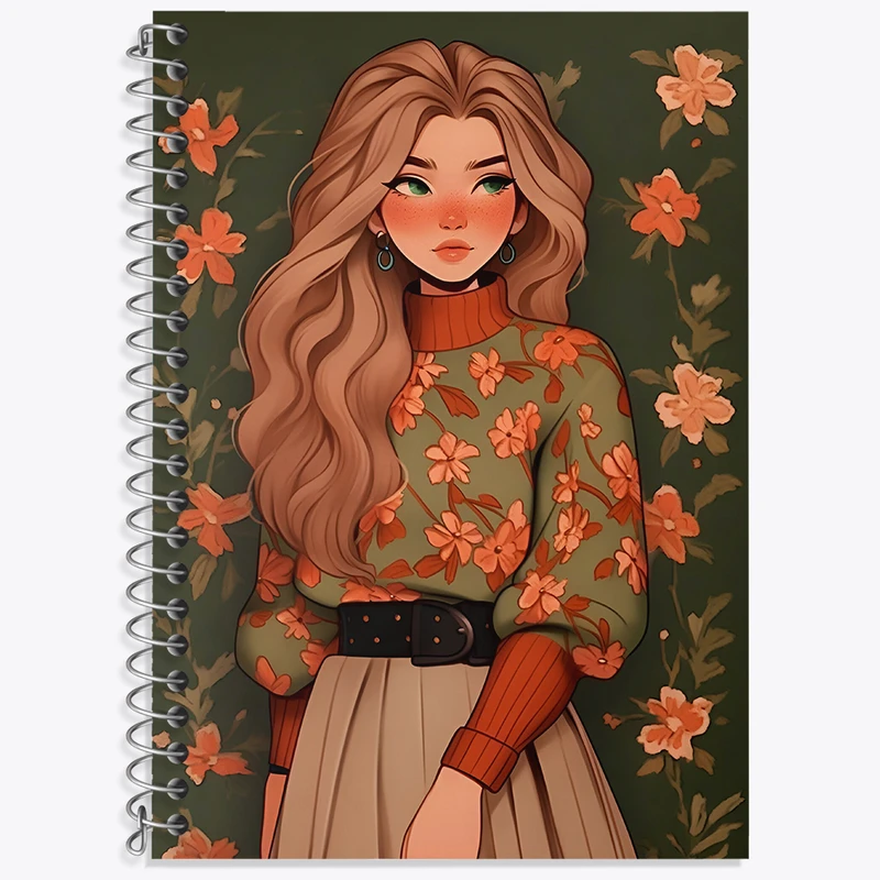 دفتر نت موسیقی 50 برگ خندالو طرح دخترانه کد F4237