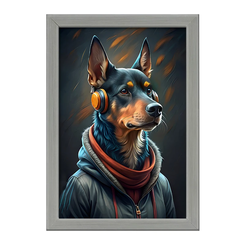 تابلو خندالو طرح سگ (Dog) کد F7081