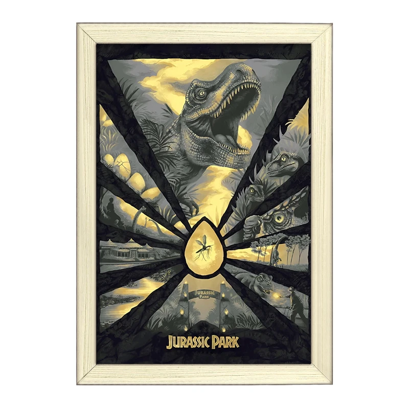 تابلو خندالو طرح ژوراسیک (Jurassic Park) کد F13787