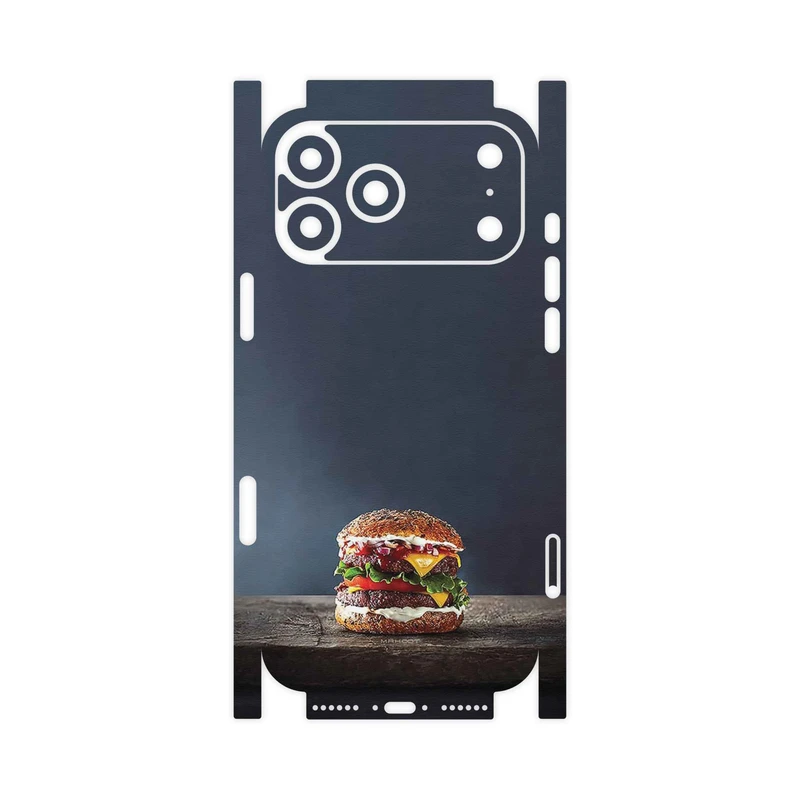 برچسب پوششی ماهوت مدل Hamburger-FullSkin مناسب برای گوشی موبایل اپل iPhone 17 Pro Max