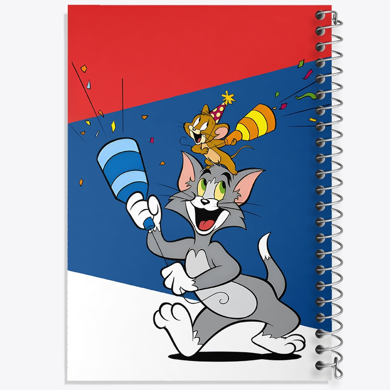 دفتر طراحی 50 برگ خندالو طرح تام و جری (Tom and Jerry) کد F12733
