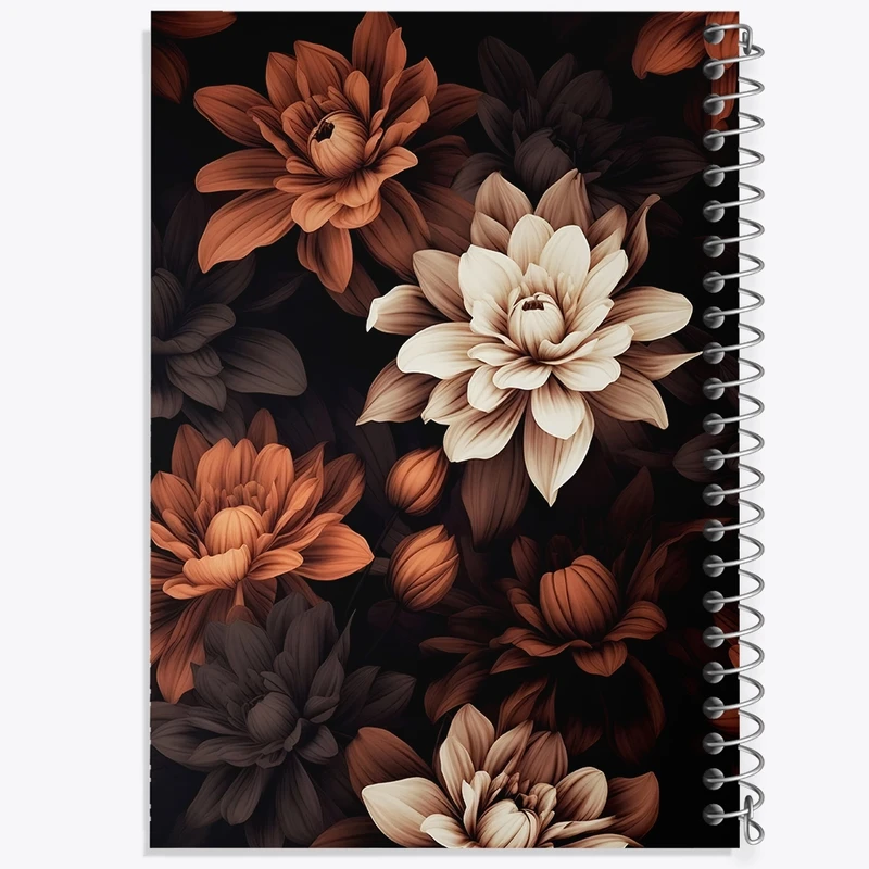 دفتر طراحی 50 برگ خندالو طرح گل گلی کد N5312