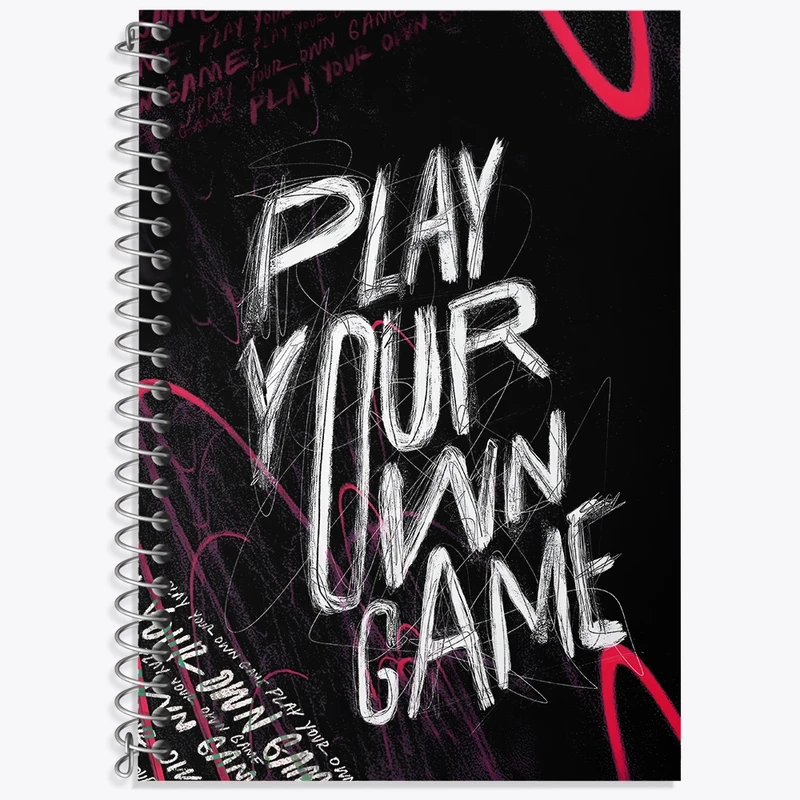 دفتر لغت 50 برگ خندالو طرح Play Your Own Game کد F4072