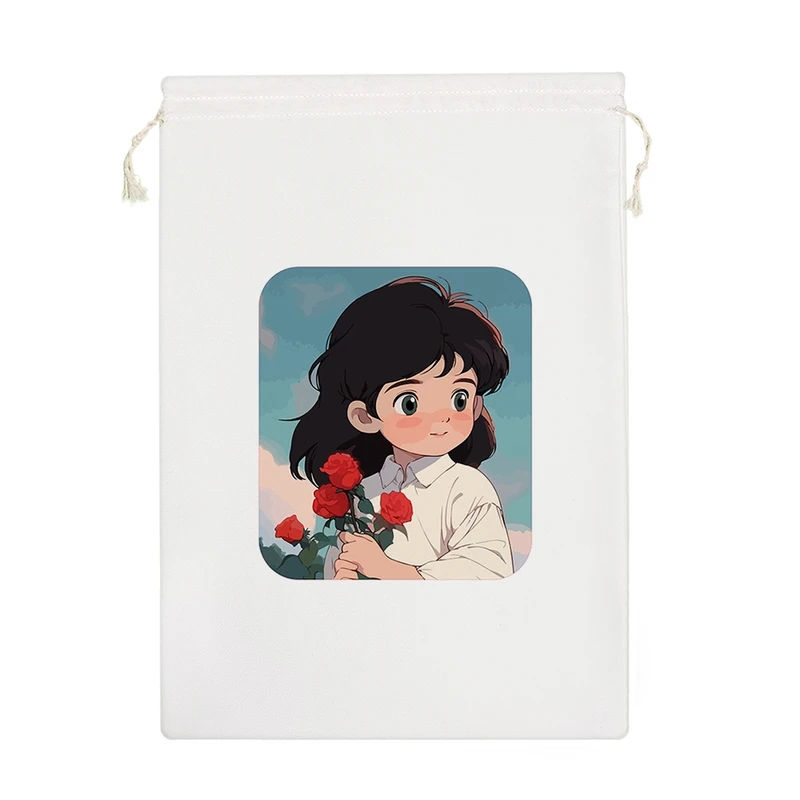 نظم دهنده خندالو مدل دختر بچه و گل قرمز کد 8269-M