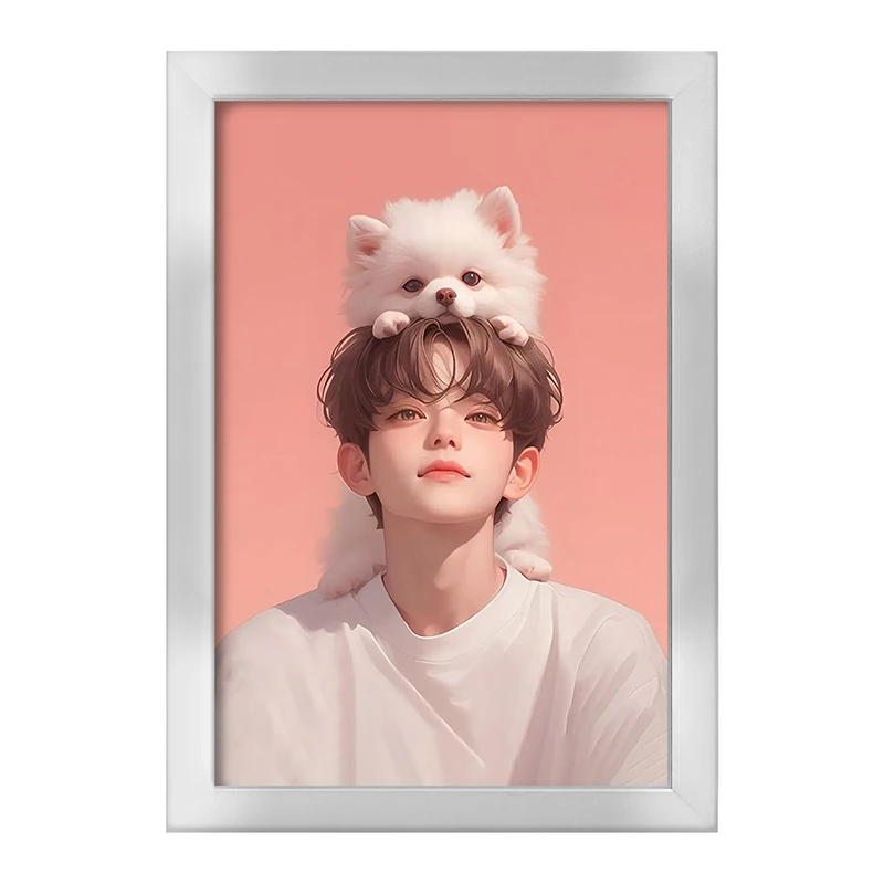 تابلو خندالو طرح پسر انیمه ای کد F2930