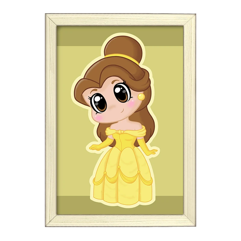 تابلو خندالو طرح انیمیشن دیو  و دلبر Beauty And The Beast  کد 1781