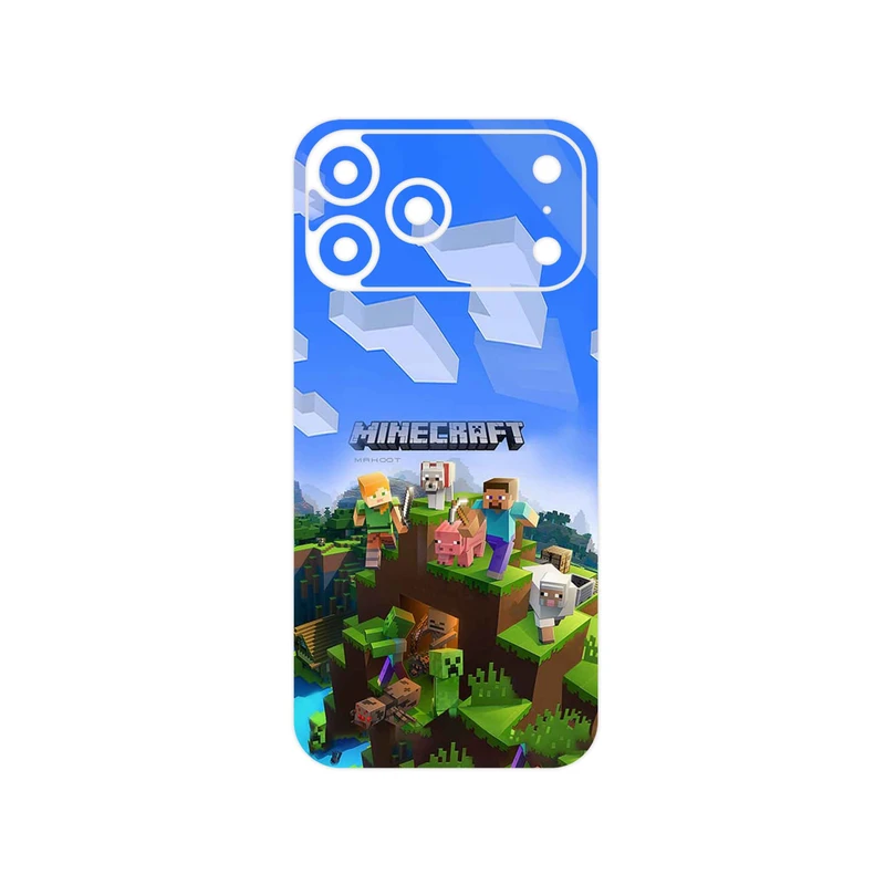 برچسب پوششی ماهوت مدل Minecraft_Game مناسب برای گوشی موبایل اپل iPhone 17 Pro Max