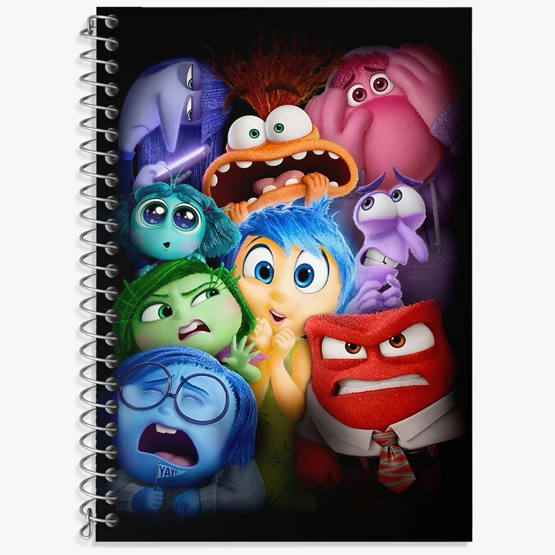 دفتر لغت 50 برگ خندالو طرح اینساید اوت کد F3346