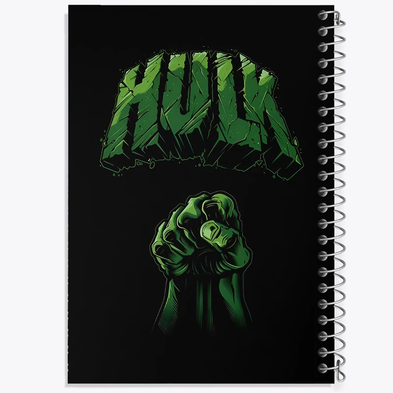 دفتر مشق 50 برگ خندالو طرح هالک مارول (Marvel) کد F4616