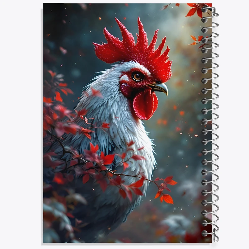 دفتر مشق 100 برگ خندالو طرح خروس کد F11809