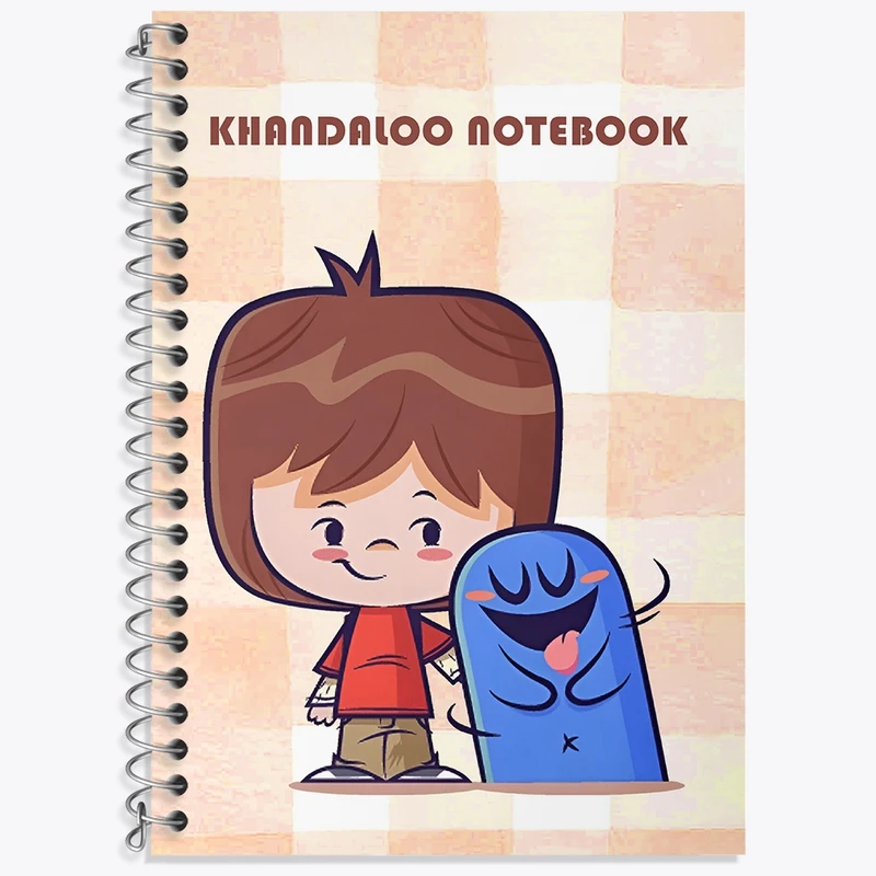 دفتر زبان 50 برگ خندالو مدل سه خط طرح پسرانه کد N6210