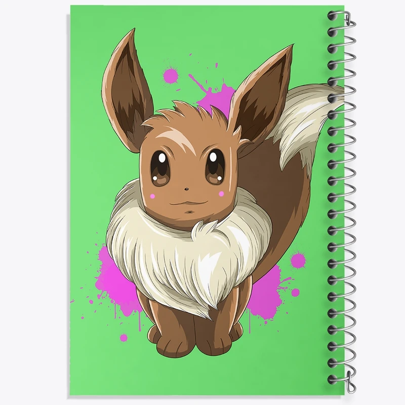 دفتر طراحی 50 برگ خندالو طرح پوکمون کد N30