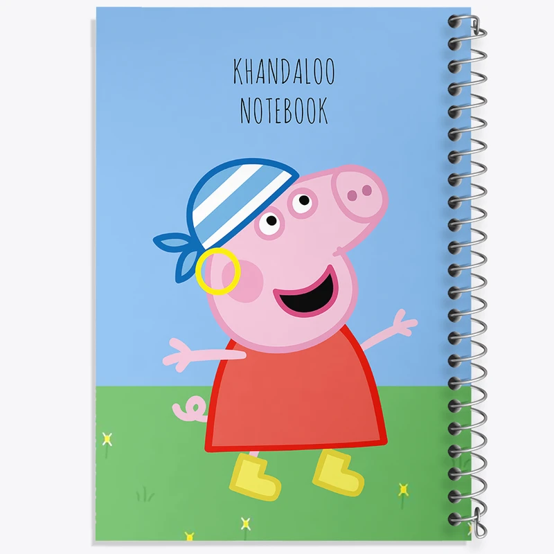 دفتر مشق 50 برگ خندالو طرح انیمیشن پپا پیگ (Peppa Pig) کد N9227