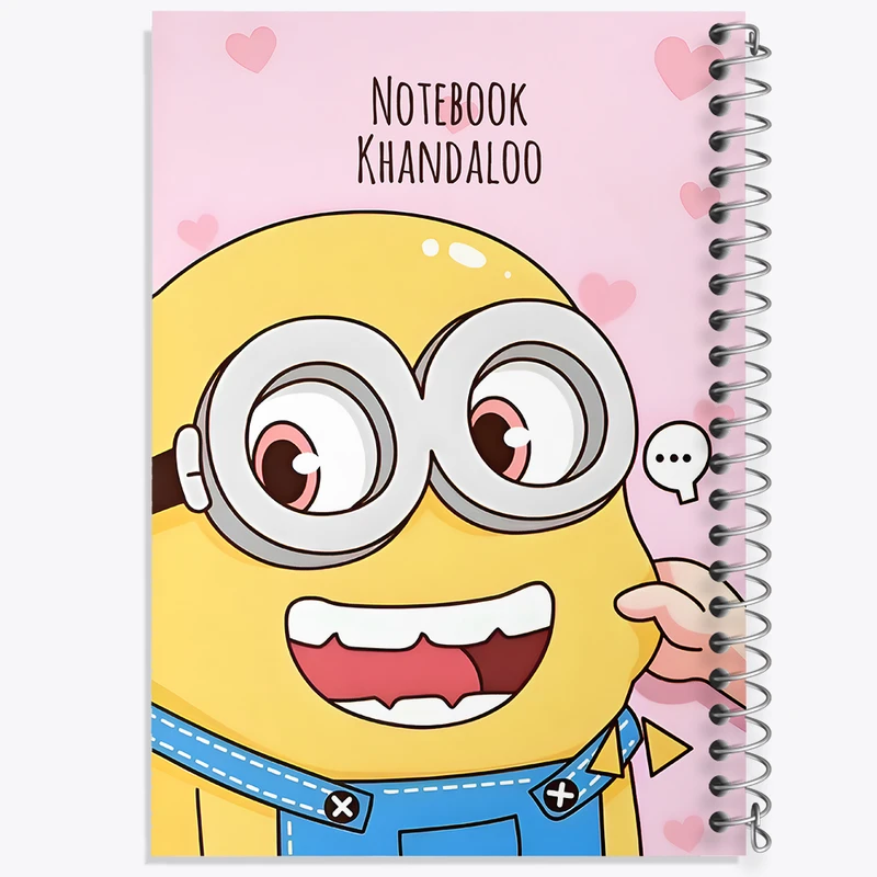 دفتر نقاشی 50 برگ خندالو طرح مینیون ها (Minions) کد N7155