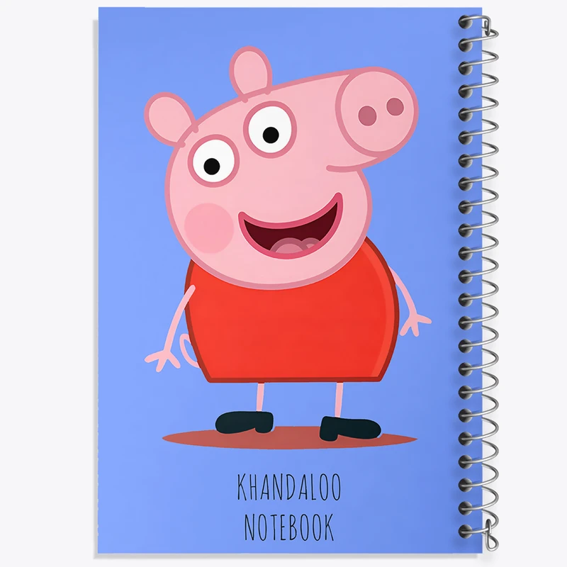 دفتر مشق 50 برگ خندالو طرح انیمیشن پپا پیگ (Peppa Pig) کد N9225