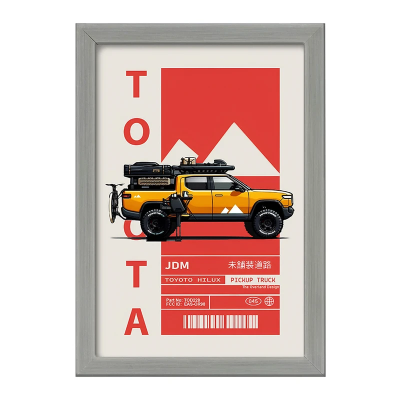 تابلو خندالو طرح تویوتا (Toyota) کد F13633