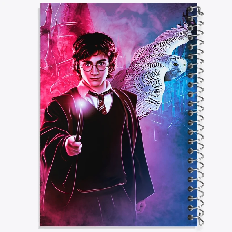 دفتر طراحی 50 برگ خندالو طرح هری پاتر (Harry Potter) کد F850