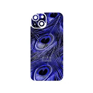 MAHOOT Purple Feather Cover Sticker for Apple iPhone 14