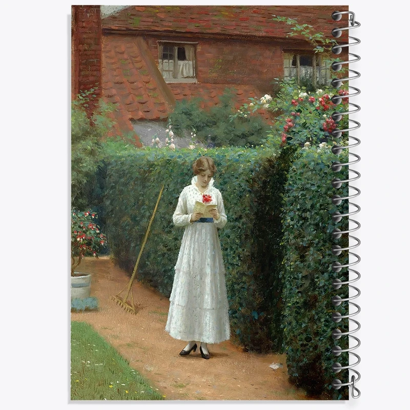 دفتر شطرنجی 50 برگ خندالو طرح نقاشی لو بیلت دوکس اثر ادموند بلر لیتون کد F12461