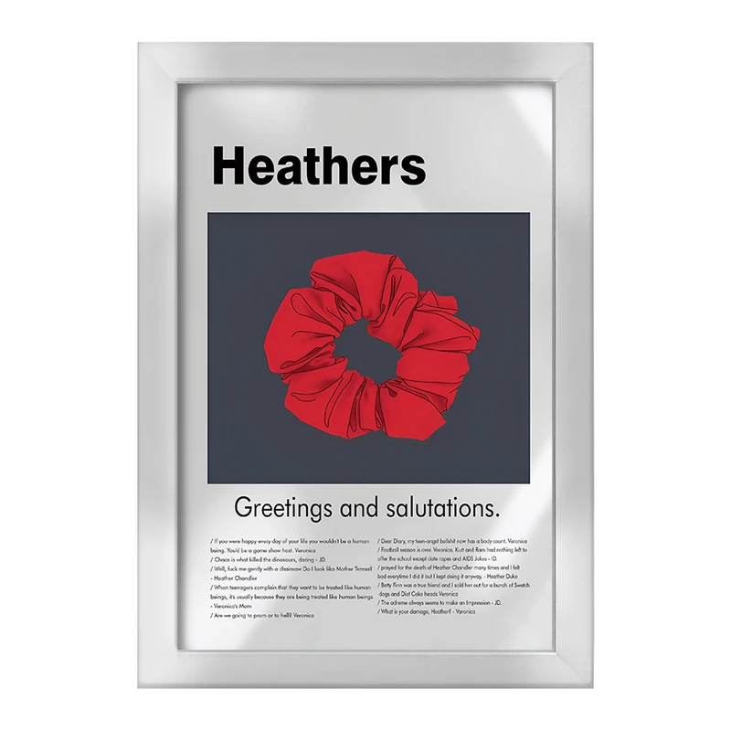 تابلو خندالو طرح Heathers کد F13810